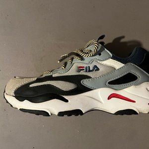 Fila Ray Tracer 5RM00532-051 Gray Casual Shoes Sneakers Size 6 Excellent Youth